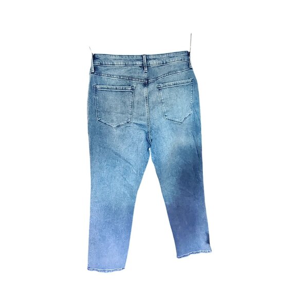 Simply Vera Vera Wang Womens Mid-Rise Slim Straight Jeans Size 10R Blue Denim - Picture 2 of 8